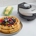 Oster Nonstick Belgian Waffle Maker, Nonstick Ceramic Waffle Iron