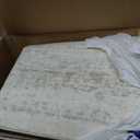 Washable Area Rug for Living, Bedroom & Dining Room, Ultra Soft Faux Wool Retro Large Carpet, Non-Slip/Shedding Low Pile Vintage Print for Home Office Decor, Beige Ivory Cream Brown Camel, 5x7