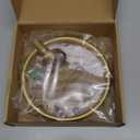 Towel Ring, Bathroom Hardware Accessories, Wall-Mounted Towel Ring, Simple Round Stainless Steel Towel Rack, for Bathroom and Kitchen (Gold) (1 Pack)