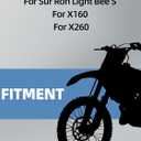 JFG RACING Rear Wheel Fender for Surron Light Bee,Motorcycle Shock Mudguard Mud Guard for Dirt Bike Sur Ron Light Bee X and S/LBX/X160/X260