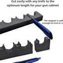 Adoreal 2 Pack Gun Rack for Gun Storage, Gun Safe Accessory for Rifles and Shotguns, Gun Holder in Gun Cabinet, Shotgun Rifle Rest, Foam Material with Magnetic Strip, Gifts for Hunters