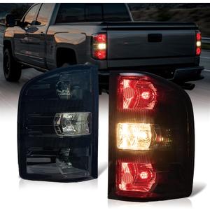 Tail Light fit For 07-13 Chevy Silverado,Smoked Left Driver&Pessenger Side