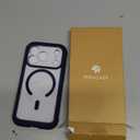 Miracase Magnetic for iPhone 17 Pro Case 6.3" [Compatible with MagSafe] Full-Body Phone Case with Built-in Glass Screen Protector & Camera Control,Drop Proof iPhone 17 Pro Cover, Dark Blue