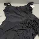 Eomenie One Piece Swimdress Swimsuits for Women Tummy Control Swim Dresses Skirt Bathing Suit Black