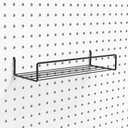 Pegboard Shelves, Peg Board Hooks, for Organizing Various Tools, 4 Packs, Black