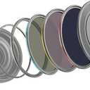 Kase Wolverine Revolution 82mm Pro ND Filter Kit Magnetic Shockproof Tempered Optical Glass w Color Coded Rings inc CPL ND8 ND64 ND1000 Lens Cap & Case