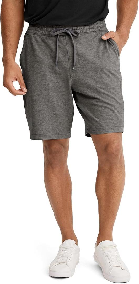 ockey Men's Activewear EVERACTIVE 8.5" Knit Short, Slate Heather, S