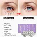 2 in 1 Heated/Ice Eye Mask Moist Heat Eye Mask Lavender & Flaxseed Sinus Pillow Microwavable for Dry Eye,Styes,Sinus Pain,Headache,Migraine,Puffy or Swollen Eyes Irritated and Inflamed Eyelid Bumps