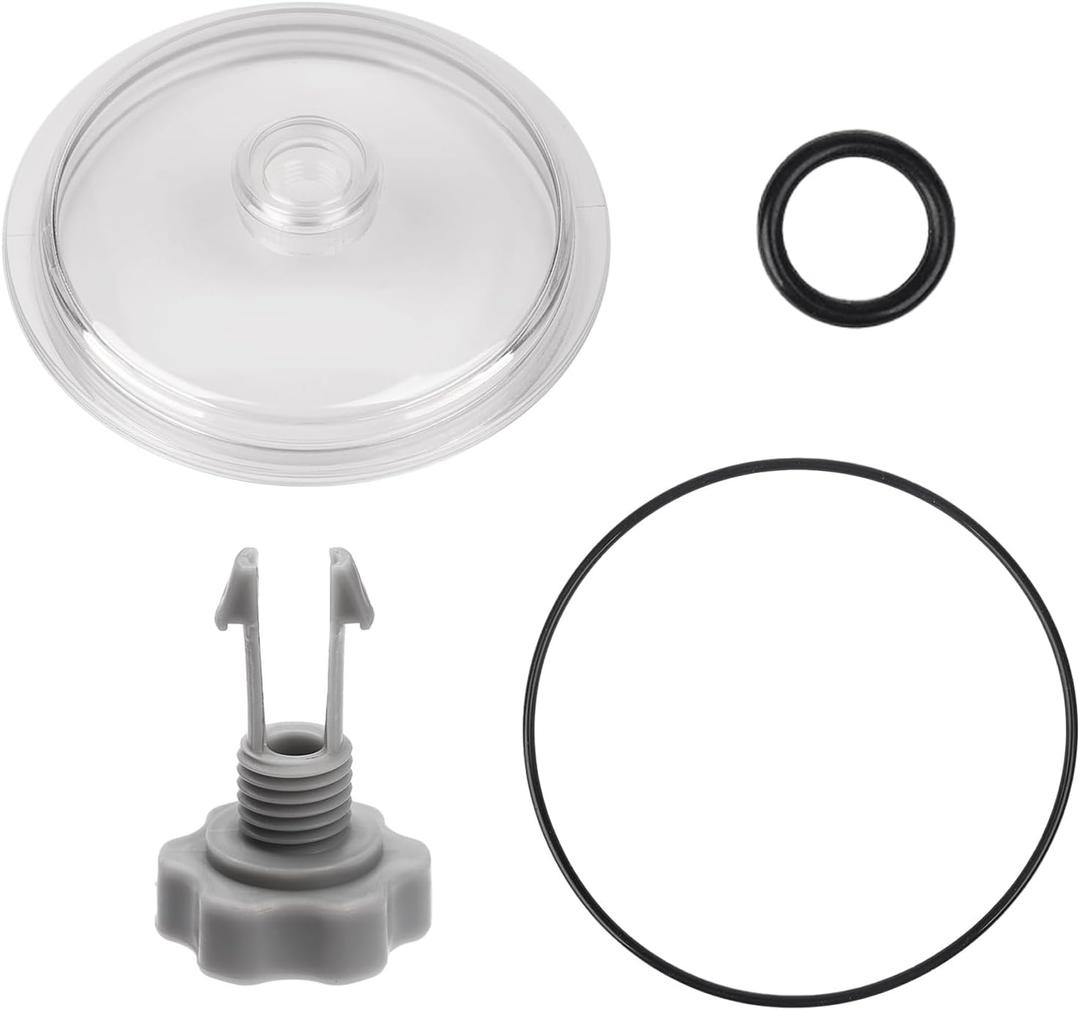 Sand Filter Pump Replacement Parts, SF15110 Pool Leaf Trap Cover Lid, Valve&O-Ring, Fits Intex 12 Inch Sand Filter Pumps, Replacement for Intex SF15110, 11823, SF80110-2, SF80110-1, ECO15110-2 Models
