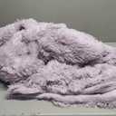 Amazon.com: XeGe Luxury Faux Fur Throw, Light Purple Soft 50x60 Fluffy Blanket, Shaggy Plush Decorative Couch Throw, Cute Furry Fuzzy Office Lap Blanket for Bedroom Living Room Lavender : Home & Kitchen