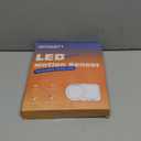 wowatt 2Pcs Battery Operated Ceiling Lights Rechargeable Motion Sensor Light Indoor Wireless Shower Light with Remote 3000K 4500K 6500K 7.48in Dimmable Timing Motion Activated Lamp for Closet Shower (3CCT-Round)