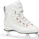 Lake Placid Everest Women's Ice Skates (9, White/Gold)