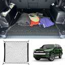 Trunk Cargo Net for 2010-2024 Toyota 4Runner 2 Row Model Only, Trunk Organizer Luggage Net Anti-Slip Rear Mesh Cargo Netting for 4 Runner SUV Accessories(Floor Style)