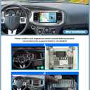 [4G+128G] Android 15 Car Radio for Dodge Charger 2015-2021 with Wireless CarPlay Android Auto, 9 Inch Touchscreen Car Stereo with WiFi, GPS Navigation, Bluetooth, FM/RDS SWC EQ+Backup Camera