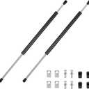 2 Pcs Gas Struts 24 Inch 150 lbs Prop Shock Lift Springs Rod Struts Dual Stroke Heavy Duty for Heavy-Duty Floor Hatch Truck Tonneau Cover Lift Supports Window Lift Support