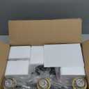 3-Light Bathroom Light Fixtures, Black and Gold Bathroom Wall Lights, Modern Vanity Light with Clear Glass Shade, Bathroom Wall Lamp for Mirror Kitchen Bedroom Hallway Cabinet