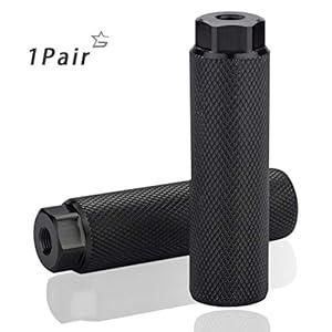 SMALL STAR Bike Pegs 2Pcs Aluminum Alloy Anti-Skid Lead Foot Bicycle Pegs 3/ 8 inch Axles