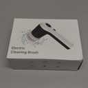 Electric Spin Scrubber, Cordless Shower Scrubber with Battery Level Display, 2 Speeds Electric Scrubber for Cleaning with 6 Replaceable Heads, Cleaning Brush for Bathroom/Sink/Window (White)