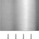 30" x 24" Stainless Steel Stove Backsplash Panel - Ultra Thin Flush Mount Splash Guard for Kitchen Wall | Easy Install with Pre-Drilled Holes | Heat & Stain Resistant Metal Backsplash Behind Cooktop