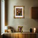 11x14 Picture Frame Gold Vintage Antique Frames 11x14 or Matted to 8x10 Photo Ornate Baroque Bronze for Wall Display