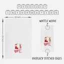 IWXYI Christmas Golden Retriever Hand & Tea Towels, Waffle Weave - 16x24 Set of 2