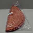 WAZAIGUR Red-APlacemats,Round Placemats for Dining Table Set of 4 Woven Heat Resistant Non-Slip Kitchen Table Mats Diameter 14 Inch(Wine)