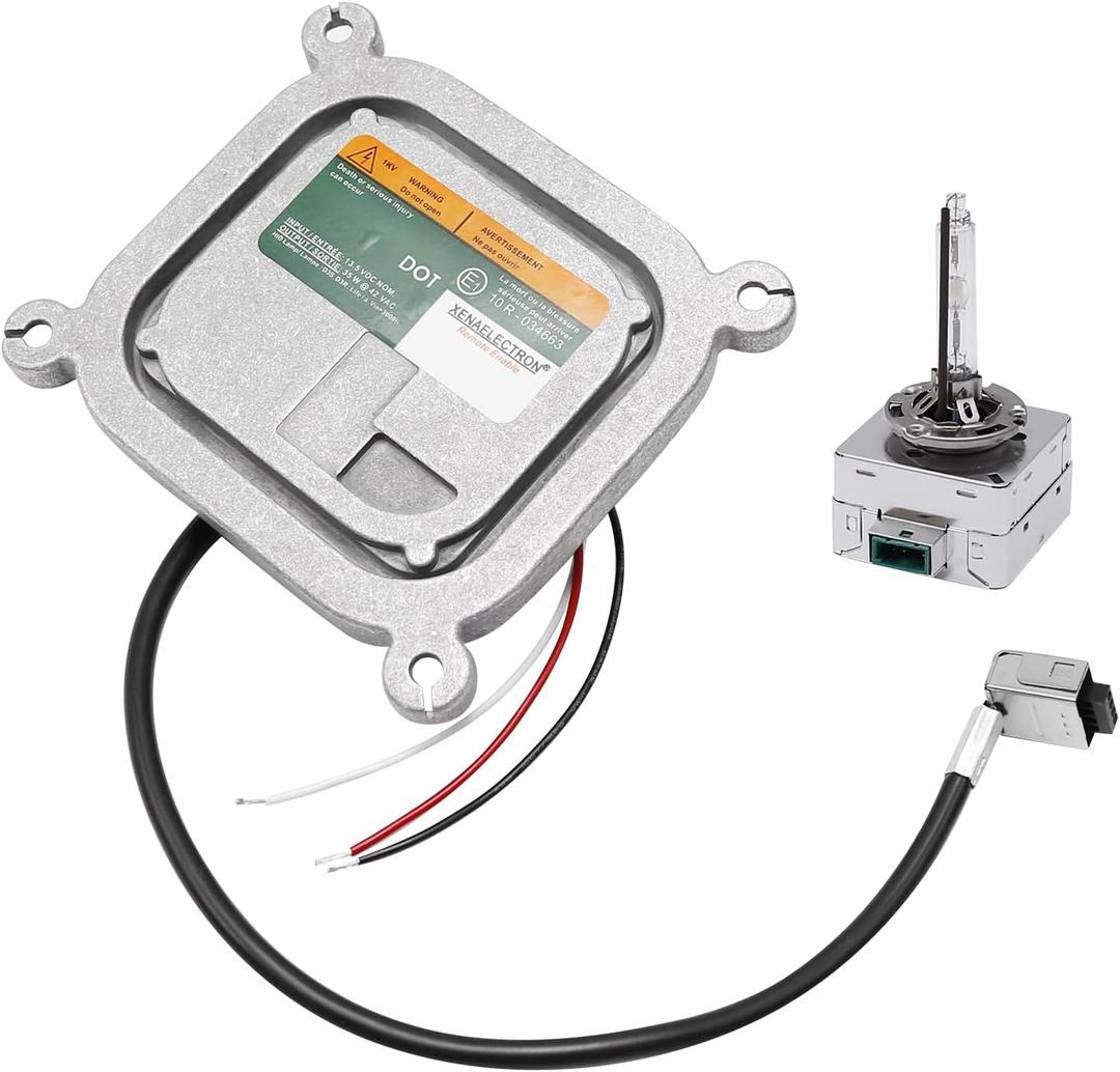 Xenon Ballast D3S Bulb Kit Control Unit Module Replacement for Ford Mustang 10-19 8A5Z-13C170-A 8A5Z13C170A 7L7Z-13N021-A DL3Z Light