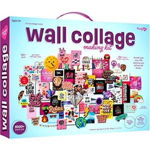 Pretty Me Wall Collage Kit for Teen & Tween Girls - Arts Craft Gift Ideas for Age 11, 12,13, 14, 15, 16 Year Old Girl - Birthday Gifts and Stuff for Teenage Bedroom Decor - Teens Creative Crafts Kits
