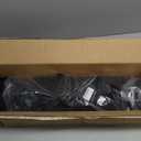 XTACER Multi-Function 4-Tubes Back Field Quiver Training Archery Arrow Quiver for Field Tips Arrows Takedown Bow (BLACK)