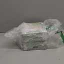 OGANAZI Modern Clear Coaster Set of 5- Glass Coasters for Drinks Crystal Coasters Round Cup Mat, Coffee Table Decor for Office, Kitchen, Bar, Dining Room, Living Room, Patio(Clear Green)