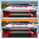 powoq Hood Deflector Compatible with 2010-2024 Toyota 4Runner Hood Protector Shield TPE Deflector Replacement for 2010-2024 Toyota 4Runner Accessories