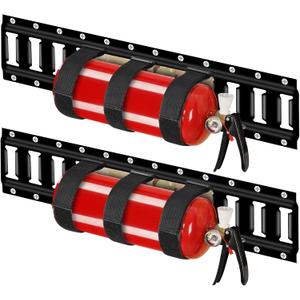 E-Track Fire Extinguisher Mount Holder for Cargo Trailer and Truck| Fire Extinguisher Mounts& Brackets up to 15 lbs|e Track Tool for Safety(Pack of 2