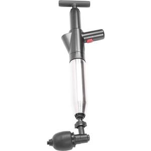 Toilet Plunger High Pressure Drain Unclogger Stainless Steel Clog Remover for Bathroom Shower Kitchen Clogged Pipe (Black)