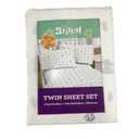 Jay Franco & Sons Inc. Disney Lilo and Stitch Bed Sheet Set 100% Cotton White with Stitch and Pin, Twin Size 