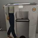 simplehuman 38 Liter / 10 Gallon Rectangular Kitchen Step Trash Can, Brushed Stainless Steel