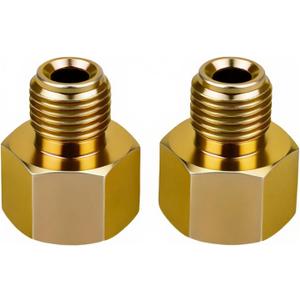 Automatic Transmission Fluid Cooler Line Fitting Compatible with Chevrolet S10 Blazer 1988-1994 GMC Sonoma 1991-1994 4.3L V6, Transmission Cooler Line Connector (Thread 5/8-18UNF)