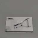 MROCO Hole Punch One Slot Badge Punch for ID Cards  Handheld Metal Slot Puncher, 15mm x 3mm Hole, No Burrs, Spring-Loaded, Works on PVC, Paper & Cardstock