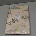 Elrene Home Fashions Holiday Tree Trimmings Wrinkle Resistant Fabric Christmas Tablecloth, 60"X84", Oval