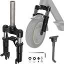 Electric Scooter Front Suspension Fork Compatible with Segway Ninebot MAX G30 G30LP Electric Scooter Shock Absorption Parts Anti-Vibration Accessories with Foot Stand