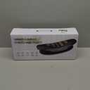 Electric Lumbar Traction Device for Lower Back Pain Relief, Multifunctional Lumbar Stretcher with Dynamic Traction, Red Light Therapy, 8-Level Electrotherapy, 3-Level Thermal Therapy, Vibration (Black)