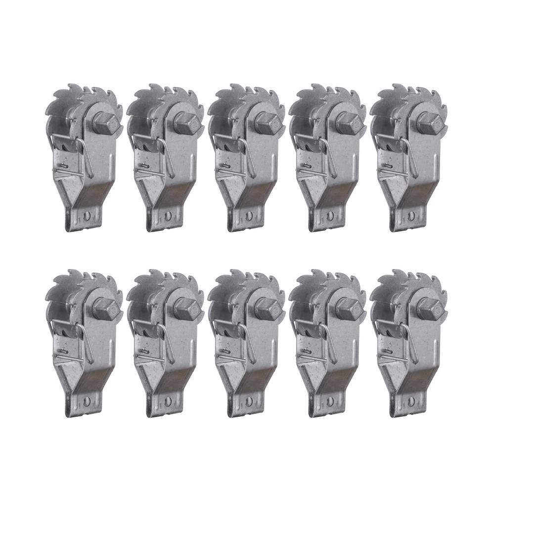 Electric Fence Wire Strainer, 10PCS Heavy Duty Inline Wire Tensioner, Wire Ratchet Tensioner for Electric Fence, Farm Fence