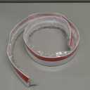 T-Shaped Door Draft Stopper, 1.97 in x 20 Ft Silicone Seal Strip for Windows Gaps, Weather Stripping Seal Strip Shower Sweep, Clear