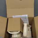 SUSTEAS Rotary Cheese Grater with Handle - Vegetable Shredder with 5 Well-designed Blades & Strong Suction Base,Round Mandoline Slicer & Food Chopper for Kitchen,with Blade Storage Box(Beige)