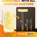 30 Count Heavy Duty Duster Refills for Swiffer, Multisurface 360° Duster Refills Only, Unscented Disposable Dusters for Cleaning with 4X Microfibers, Compatible with Swiffer Dusters (Orange)