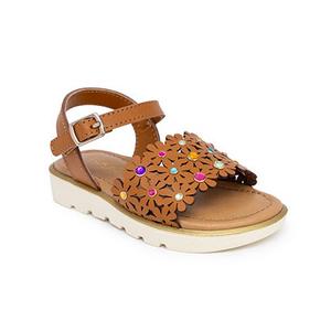 Felix & Flora Toddler Girl Sandals -Flower Girl Dress Shoes Open Toe Little Kid Summer Flats Size 5M