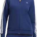 baleaf Women's Fleece Running Jackets Full Zip Warm Sweatshirts Jackets Winter Cold Weather Workout Athletic Sports Leisure (Blue, L)