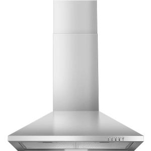 SNDOAS 24 inch Range Hood,Stainless Steel Oven Vent Hood,Wall Mount Kitchen Hood,Ducted/Ductless Chimney-Style Kitchen Exhaust Hood with Push Button Control,Stove Vent Hood with 3-speed Fan
