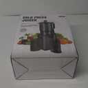 Juicer Machines with 5.8" Large Feed Chute, Cold Press Juicer For Whole Vegetables and Fruits, 400W Professional Slow Masticating juicer Easy to Clean for Batch Juicing (Titanium Gray)