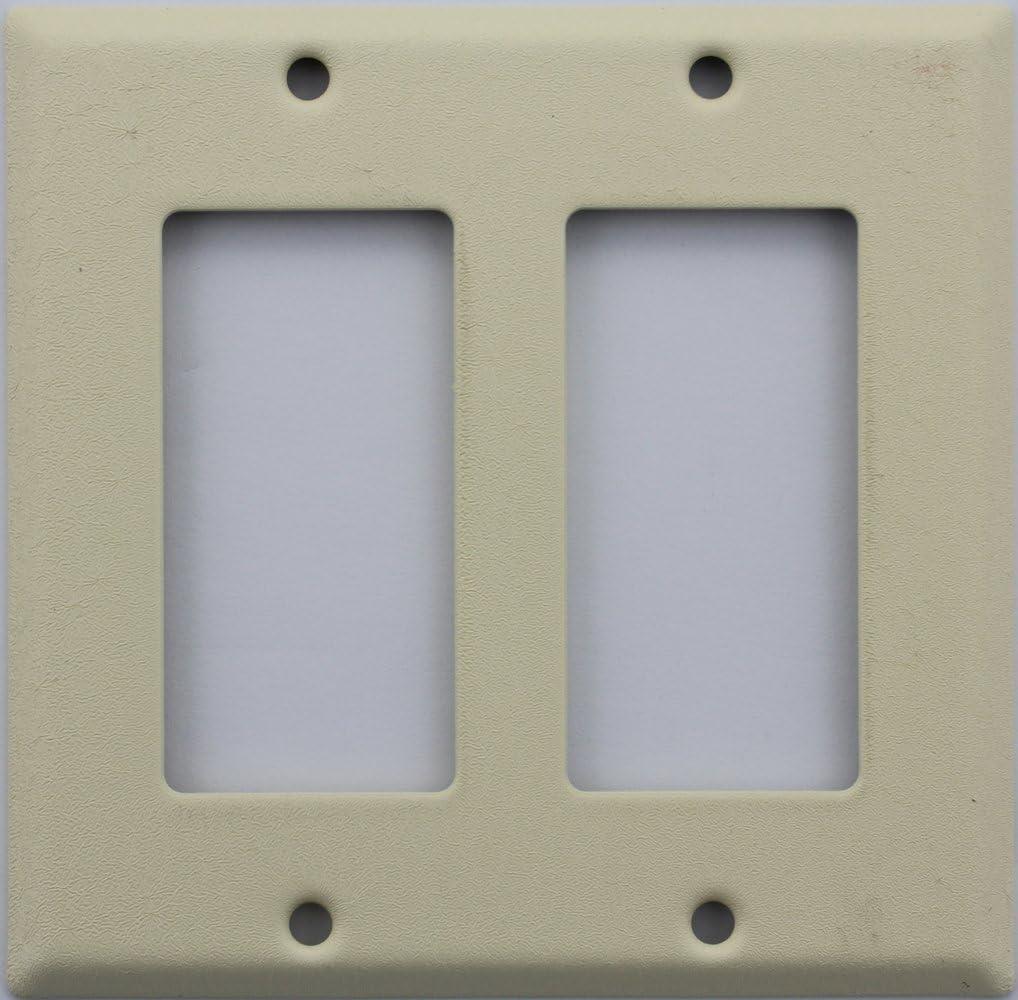 Rocker Opening Wall Plate, Ivory (5 Pack), 4.5"W x 4.5"H