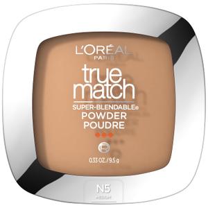 L'Oreal Paris True Match Super-Blendable Oil Free Powder Foundation, N5 Medium, 0.33 oz
